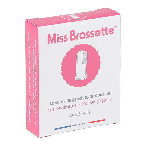 Miss Brossette doigtier brosse à dents