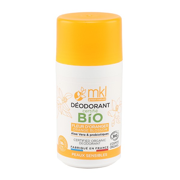 MKL Déodorant bio Fleur d'oranger roll on