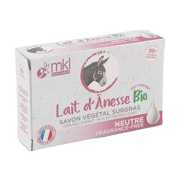 MKL savon végétal lait d'ânesse bio Neutre