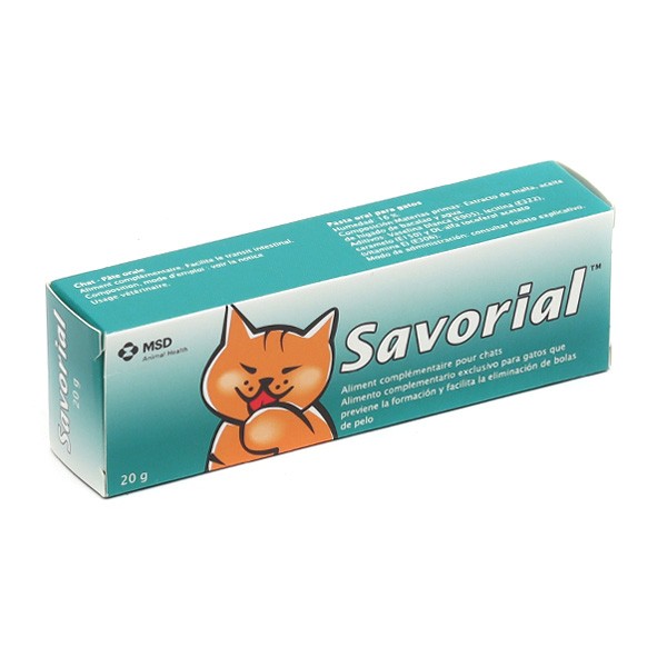 Savorial pâte orale chats – Solution contre les boules de poils
