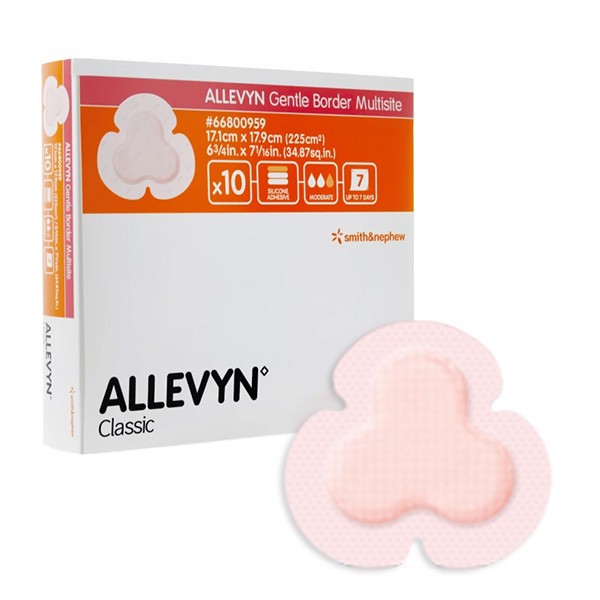 Allevyn Gentle Border Multisite pansement adhésif siliconé