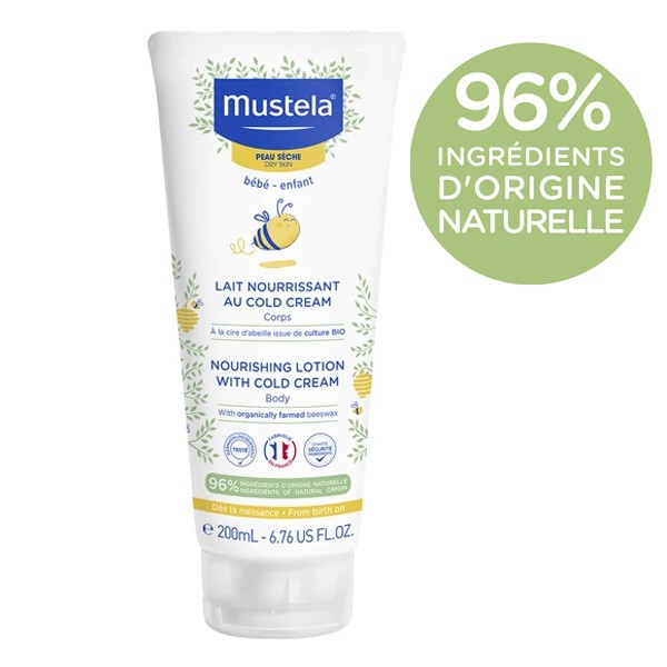 Mustela Bébé lait nourrissant au cold cream