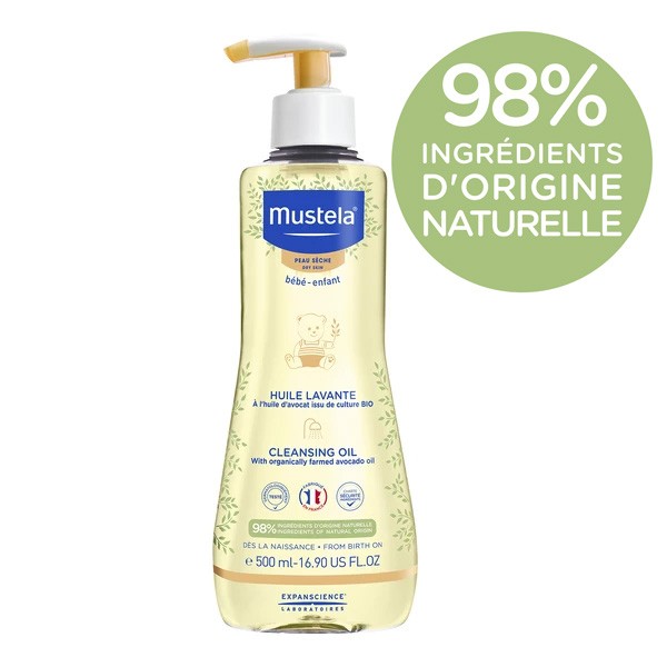 Mustela Huile lavante bébé