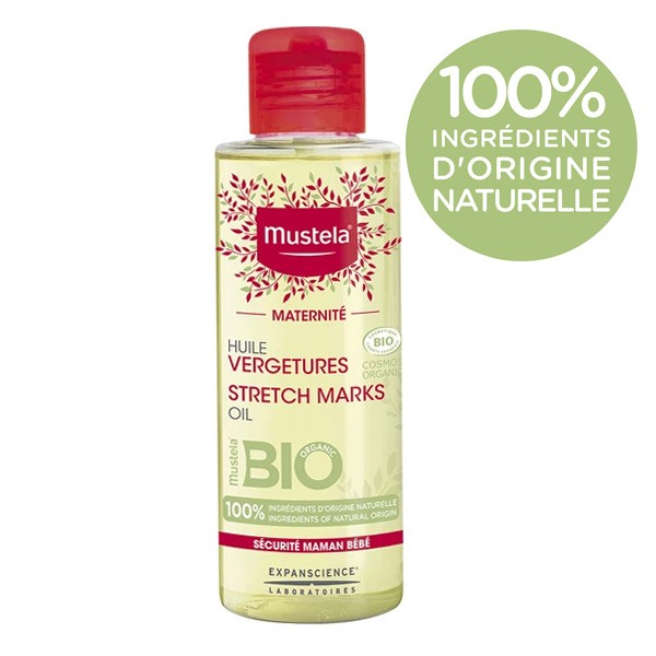 Mustela Maternité Huile vergetures Bio