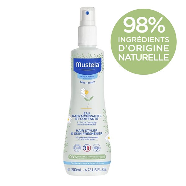 Mustela Peau Normale eau rafraîchissante et coiffante