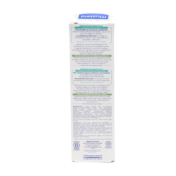 Mustela Stelatopia + Crème Relipidante Anti-Grattage Bio 150ml