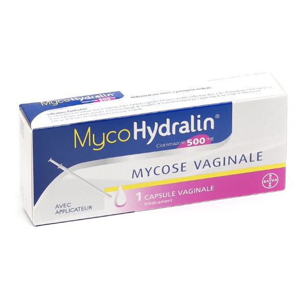 MycoHydralin 500 mg ovule antifongique - Médicament mycose vaginale