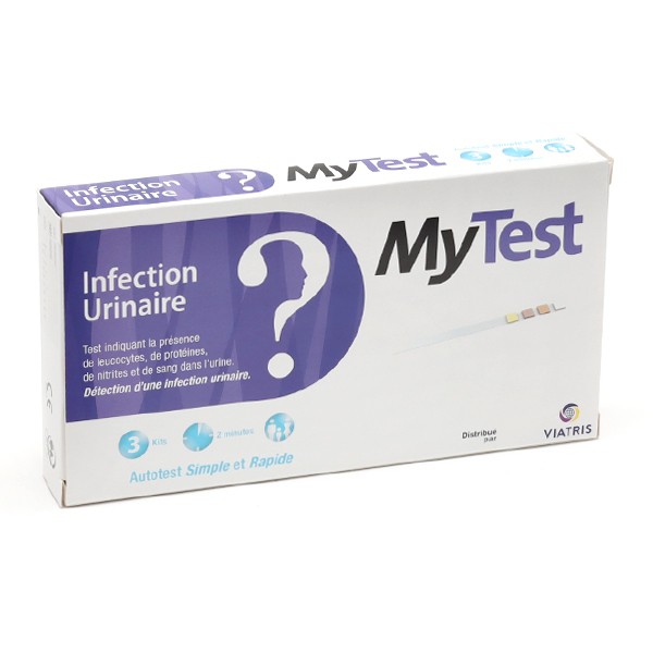 Infection Urinaire MyTest - Autotest leucocytes, nitrites, protéines