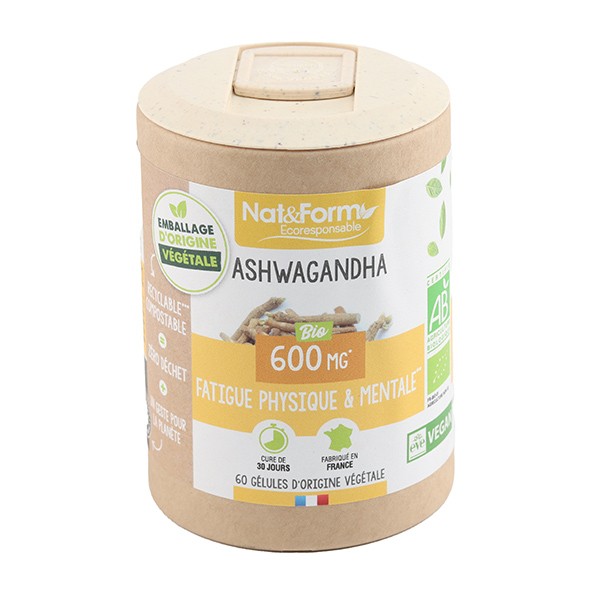 Nat et Form Ashwagandha Bio gélules