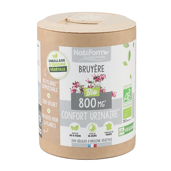 Nat et Form Ecoresponsable bruyère bio gélules