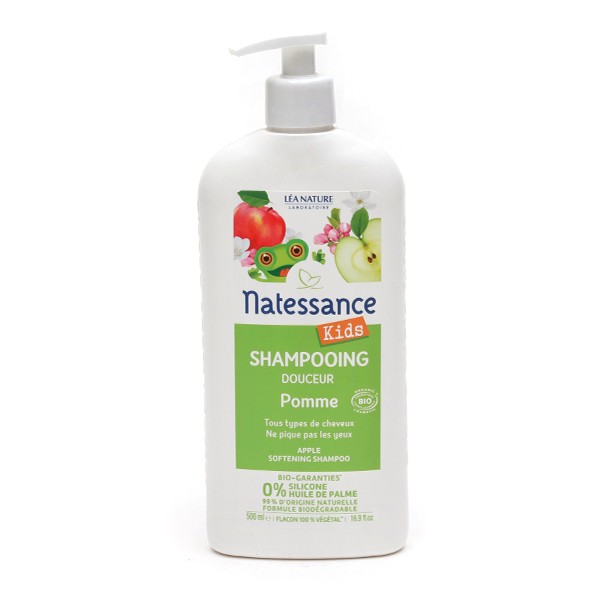 Shampooing Douche Kids Pomme sans sulfate - Natessance
