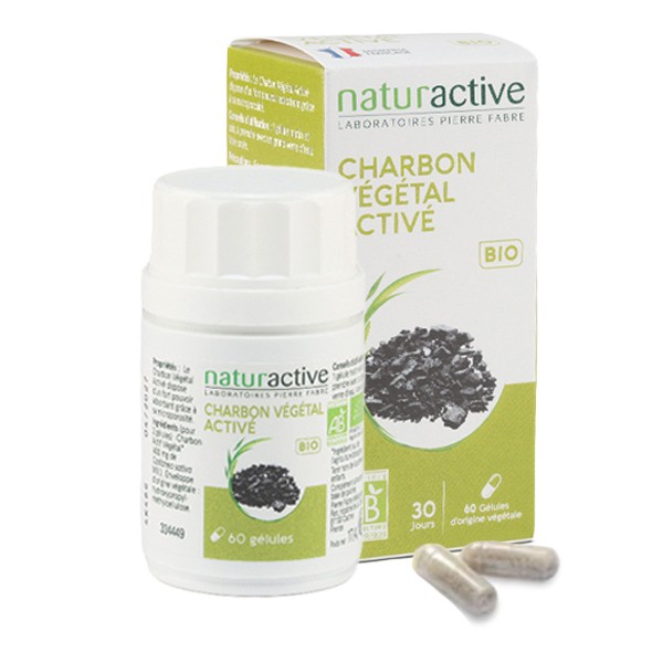 Naturactive Charbon végétal activé bio gélules