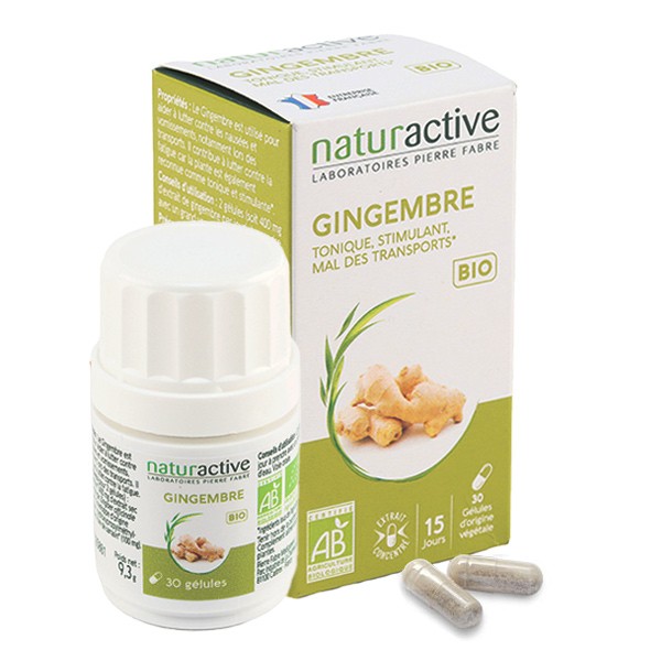 Naturactive gingembre bio gélules