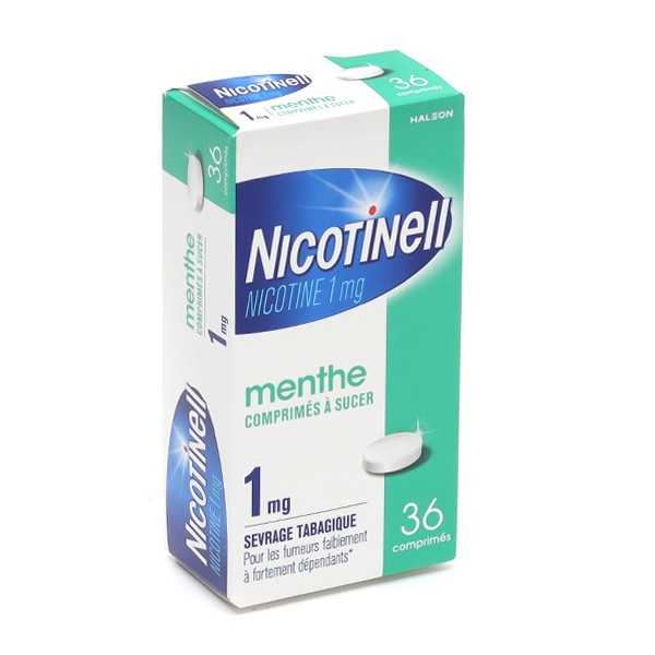 Nicotinell 1 mg menthe pastilles à sucer - Anti tabac - Sevrage
