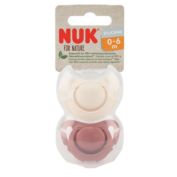 Nuk For Nature Sucette silicone 0 - 6 mois