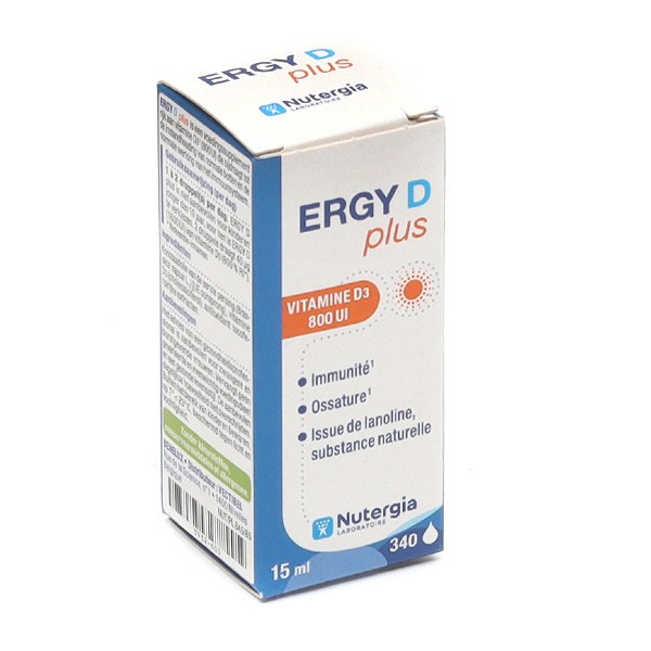 ERGY D / ERGY D Plus - Nutergia Laboratory - Dietary supplements