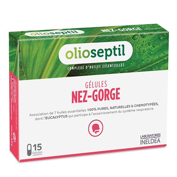 Olioseptil nez gorge gélules