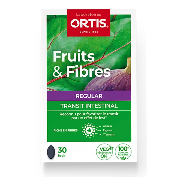 Ortis Fruits et Fibres Regular Transit intestinal comprimés