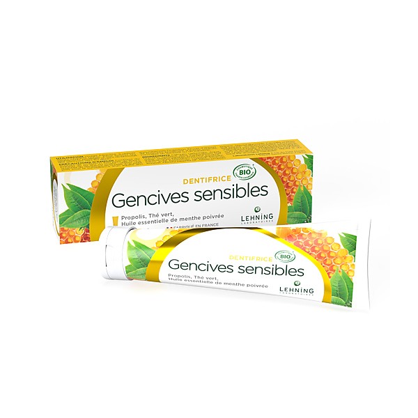 Lehning dentifrice gencives sensibles bio