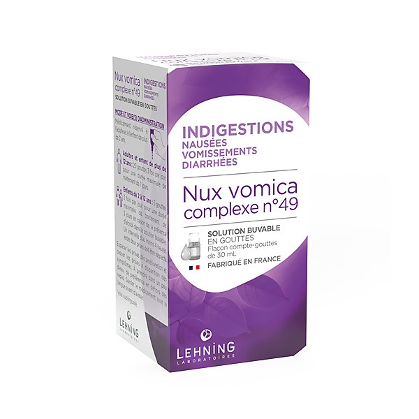 Lehning Nux Vomica Complexe n°49 solution buvable
