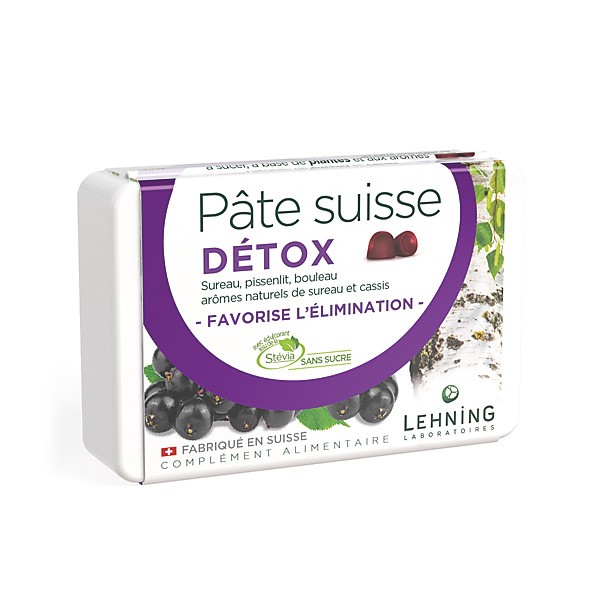 Lehning Pâte Suisse Detox gommes