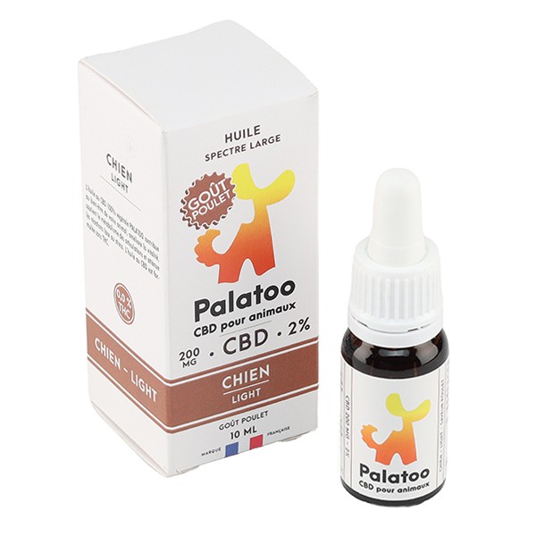 Remedeus Palatoo huile CBD Chien 2% Light