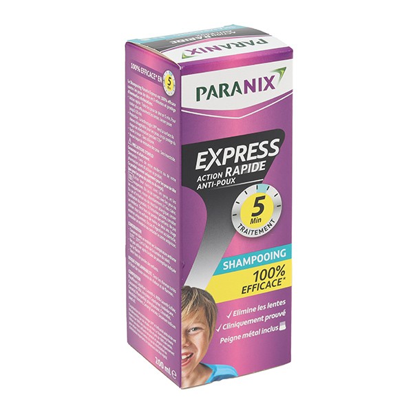 Paranix Express Shampooing anti poux + peigne