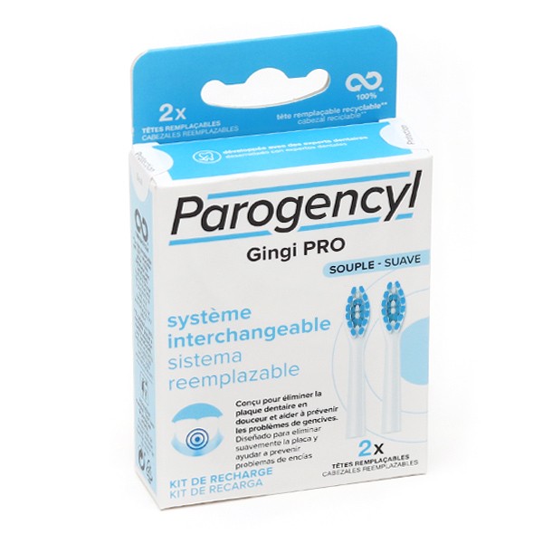 Parogencyl Gingi pro tête de brosse à dents de rechange - Hygiène dentaire
