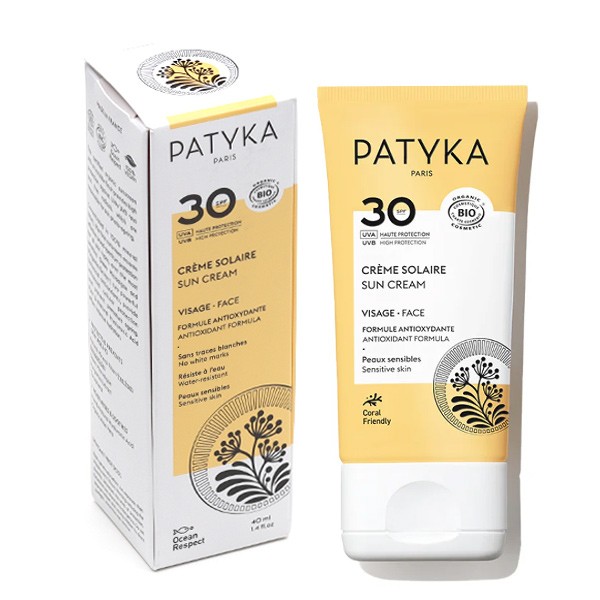 Patyka Crème solaire visage bio SPF 30