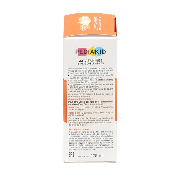 Pediakid gummies multi vitamines enfant : fatigue, vitalité - Dès 3 ans