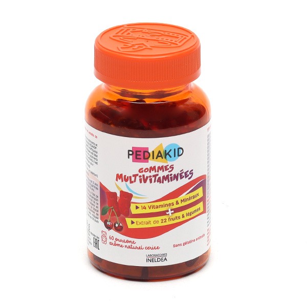 Pediakid gummies multi vitamines enfant : fatigue, vitalité - Dès 3 ans