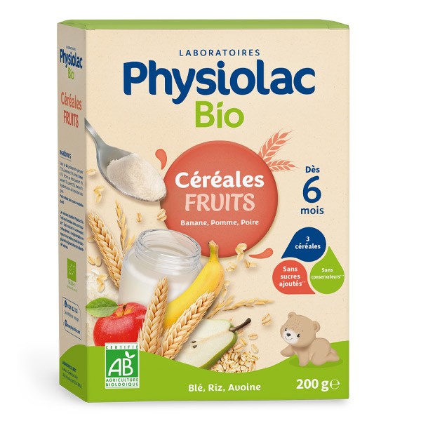 Physiolac Bio Céréales fruits