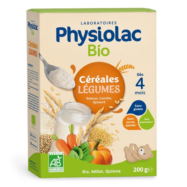 Physiolac Bio Céréales Légumes