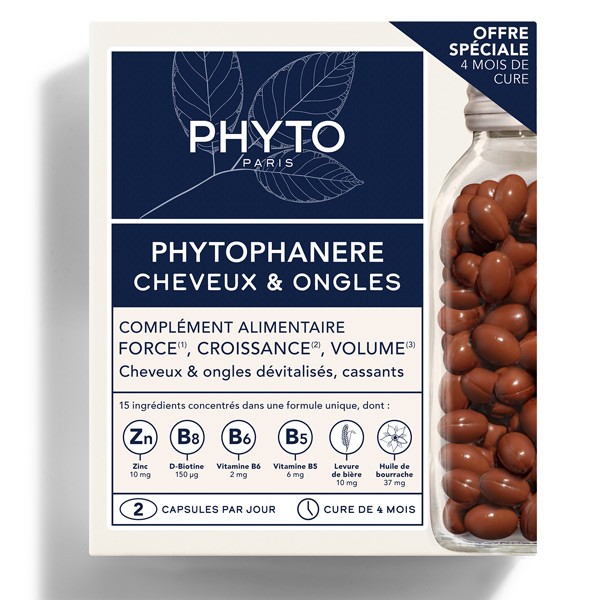 Phytophanère cheveux et ongles capsules