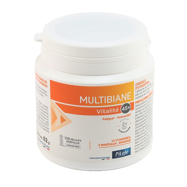 Pileje Multibiane Vitalité 45+ gélules