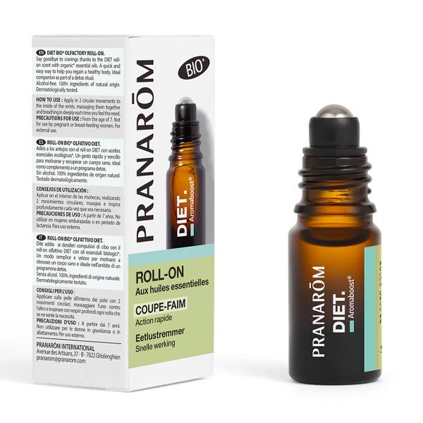 Pranarom Aromaboost Diet roll-on Coupe faim Bio