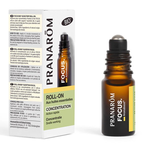 Pranarom Aromaboost Focus Roll-on Concentration Bio