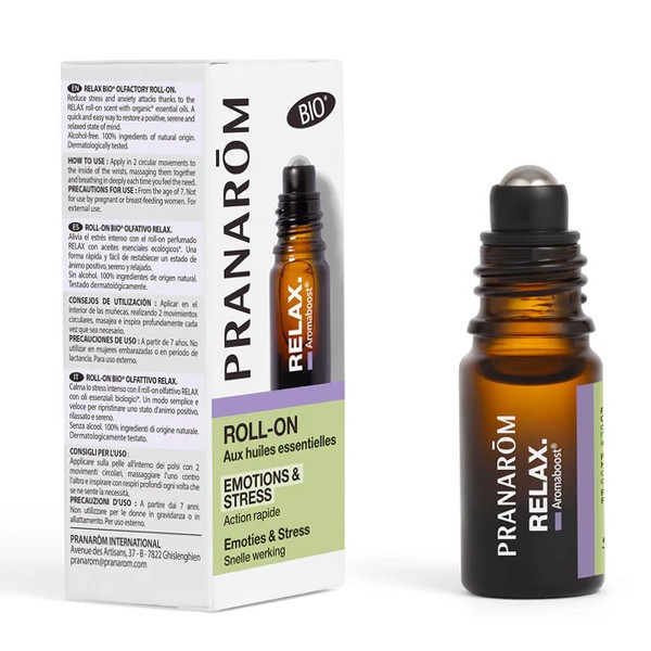 Pranarom Aromaboost Relax Roll-on émotions et stress