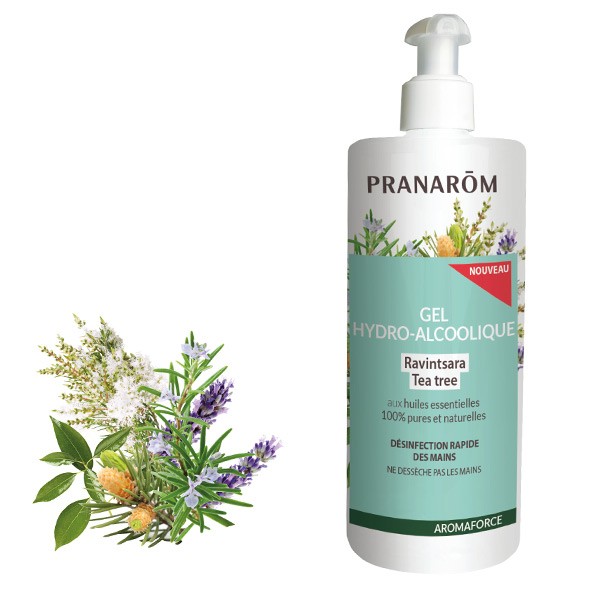 Pranarom Aromaforce Gel hydroalcoolique Ravintsara Tea tree