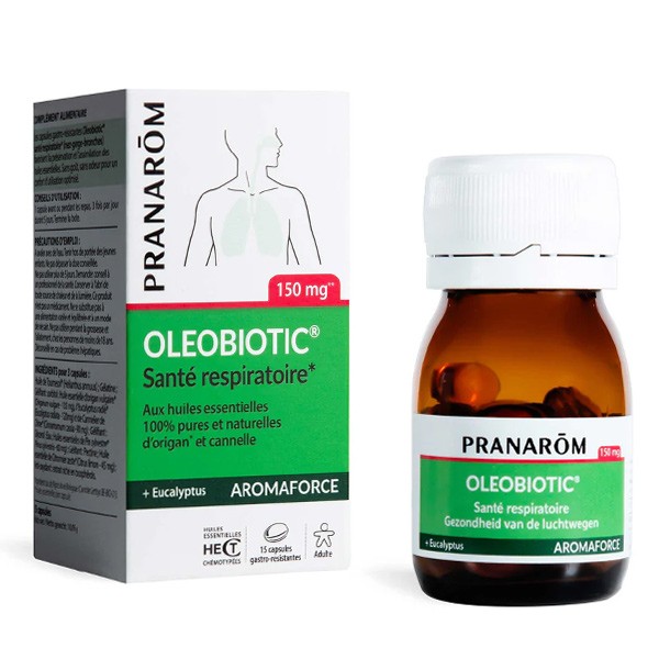 Pranarom Aromaforce Oleobiotic Santé respiratoire capsules