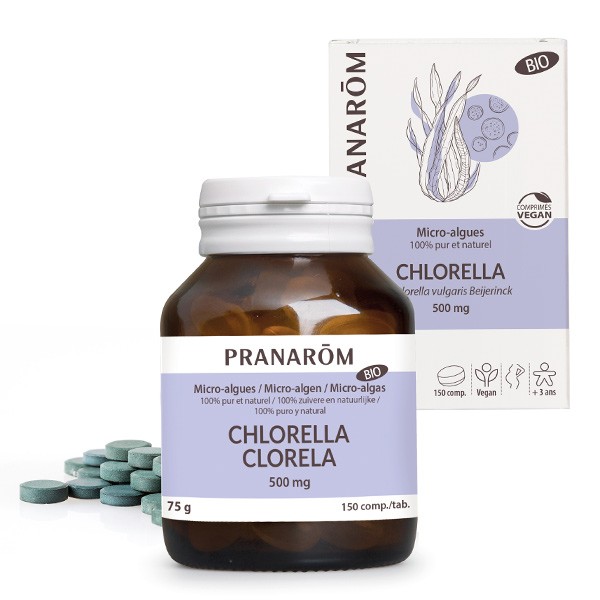 Pranarom Chlorella bio comprimés