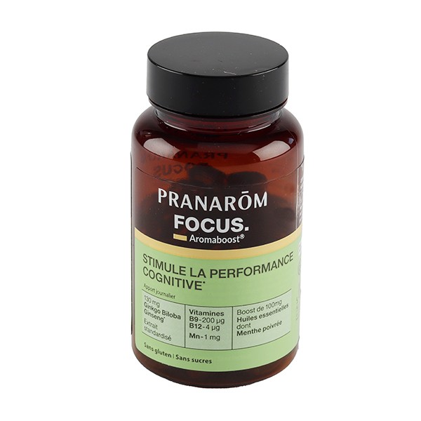 Pranarom Aromaboost Focus capsules