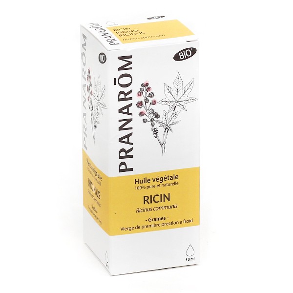 Huile de Ricin 100% Bio, Pure et Naturelle - 50 ml - Soin pour