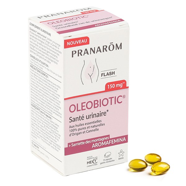 Pranarom Aromafemina Oleobiotic Flash capsules