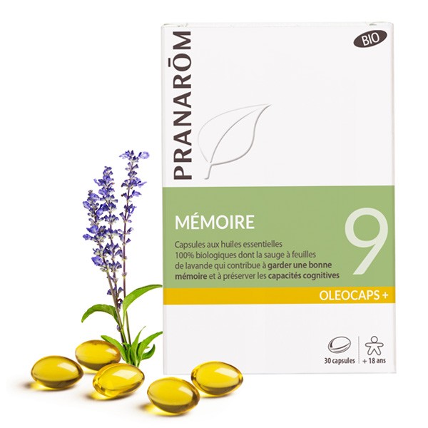 Pranarom Oléocaps 9 Mémoire Bio capsules