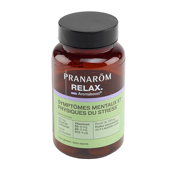 Pranarom Aromaboost Relax Stress capsules