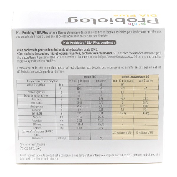 P Tit Probiolog Dia Plus Sachets Rehydratation Diarrhee Gastro