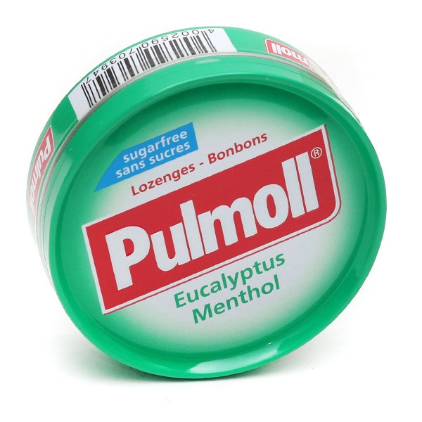 Pulmoll eucalyptus menthol - Pastilles sans sucres - Bonbons