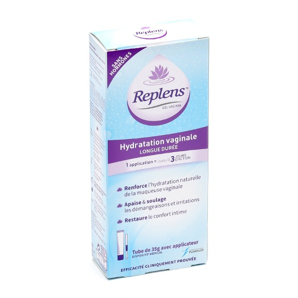 Replens™, solution longue durée pour l'hydratation vaginale