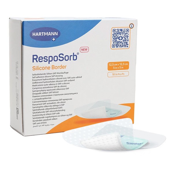 Hartmann RespoSorb Silicone border pansement adhésif siliconé